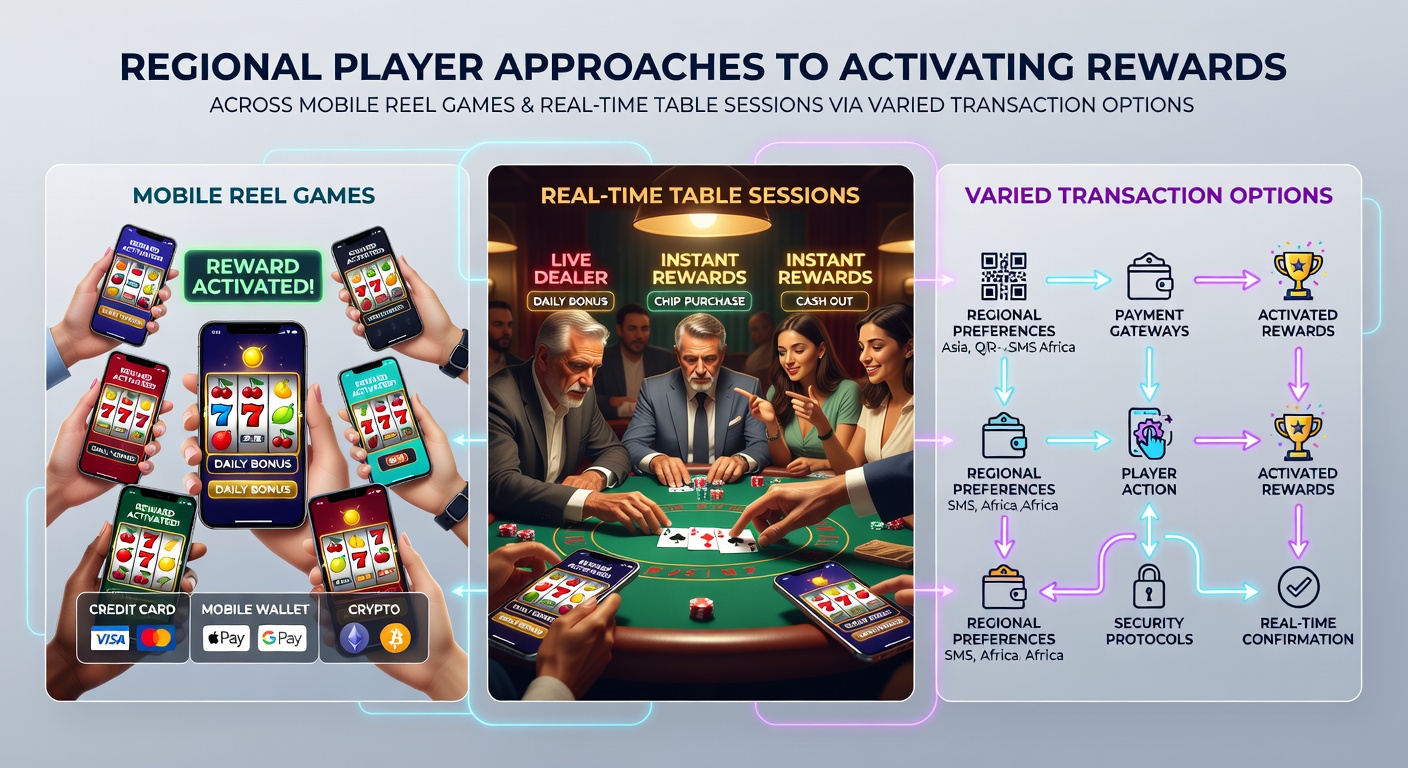 Spieler nutzen mobile Geräte für Slot-Spiele und aktivieren Belohnungen über unterschiedliche Zahlungswege in verschiedenen Regionen