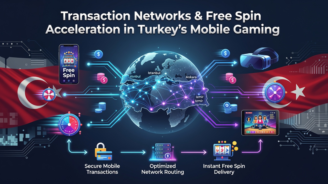 Transaktionsnetzwerke ermöglichen schnellen Zugang zu Freispielen in türkischen mobilen Live-Gaming-Szenen