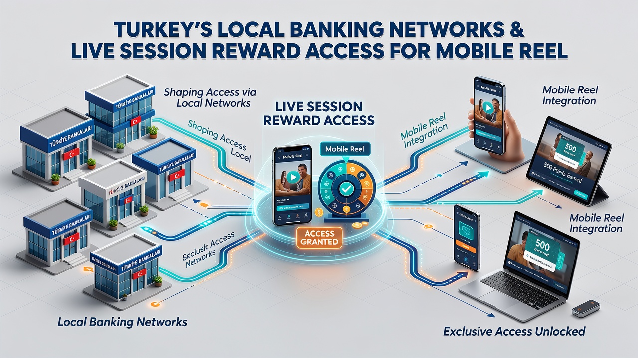 Mobile Nutzer greifen über türkische Banknetzwerke auf Belohnungen zu